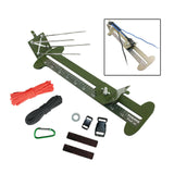 Stainless Steel Paracord Bracelet Maker Jig Kit Knitting Cord Knit DIY Tool
