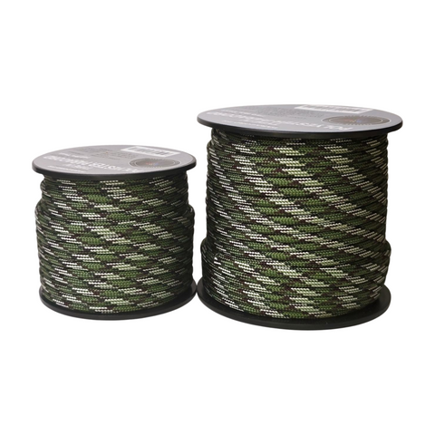 Type 4 750lbs Polyester Green Camo Paracord