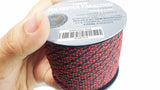 Type 4 750lbs Polyester DNA Helix Red Paracord