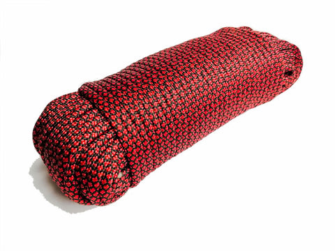 Type 4 750lbs Polyester Diamond Red Paracord