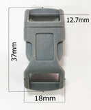 12.7mm Regular Buckle 10pcs pack