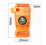 12.7mm Fire Starter Buckle 3pcs Pack