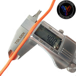 Nylon Orange 550 Paracord - Type 3 4mm Diameter