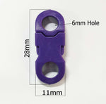 6mm Round End Buckle 10pcs Pack